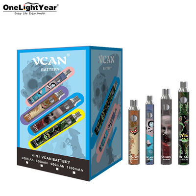 Batería 4 de VCAN CBD en 1 voltaje ajustable de Vape del cigarrillo electrónico disponible del dispositivo