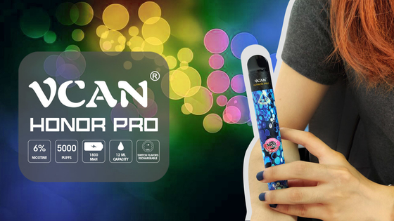 Original Vape disponible Pen Honor Pro del aceite de cáñamo 5000 soplos con la boquilla de 4.0m m