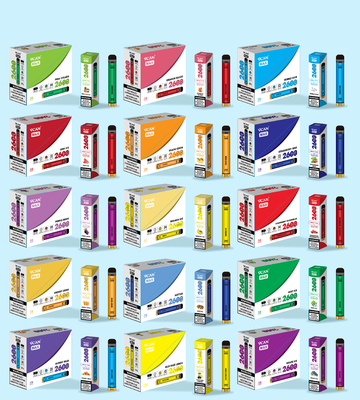 Tipo recargable C de la pendiente 2600puffs de los cigarrillos electrónicos disponibles máximos del color